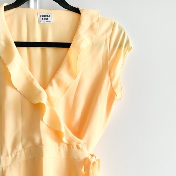 SUNDAY Best Ruffled Wrap Dress - Picture 2 of 12